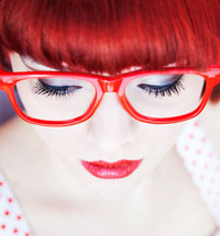 lunette rouge