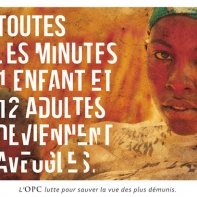 affiche OPC noël sauver la vue des démunies